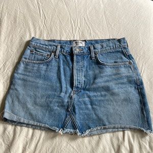 Agolde denim mini skirt size 30